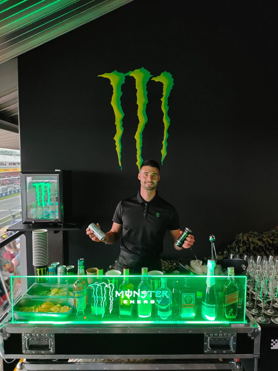Monster en el premio Moto GP